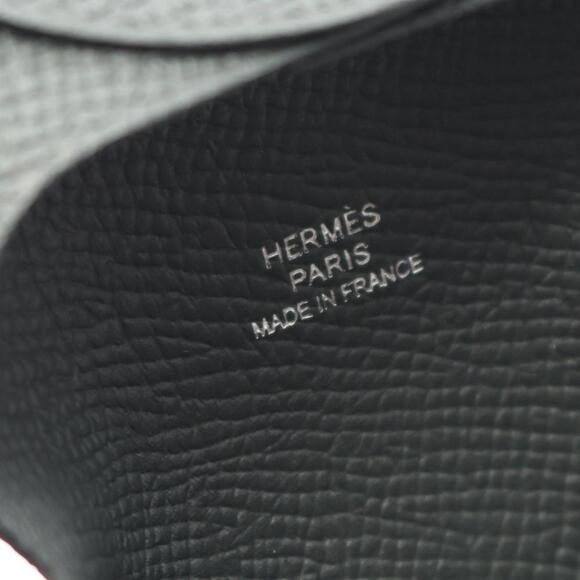 HERMES Green Leather Wallet - Picture 4 of 7